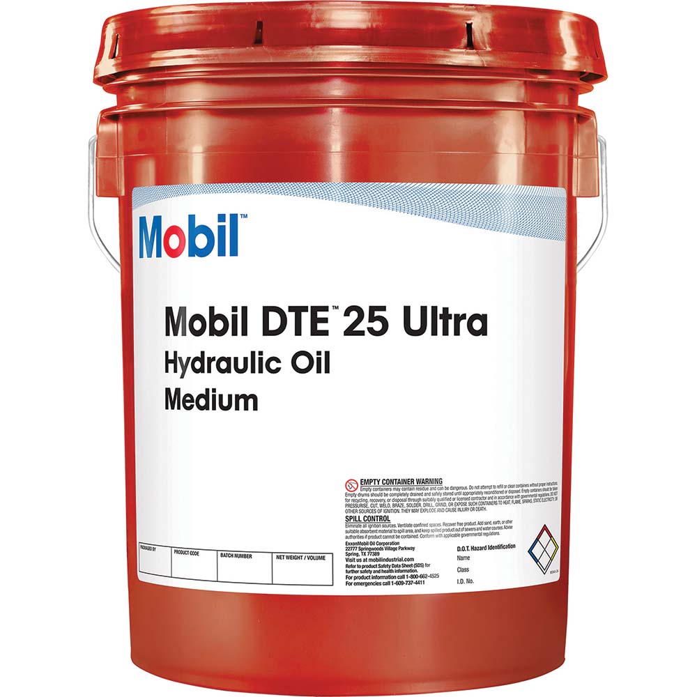 Picture of Mobil Dte 25 Oil (5 Gallon Pail) 105433 | 125341 Ultra Circulating Oil